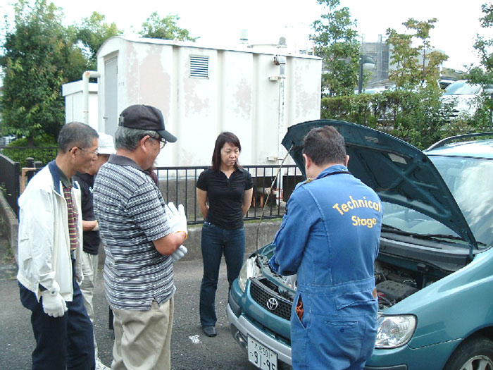 北ブロックマイカー点検の写真４