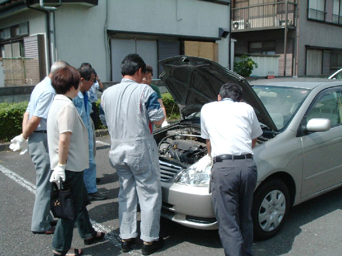 北ブロックマイカー点検の写真５