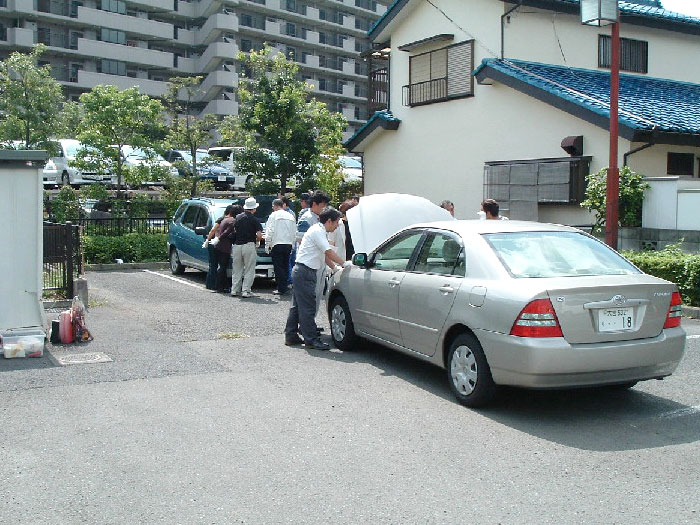 北ブロックマイカー点検の写真６