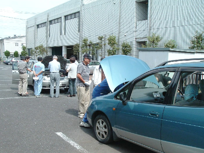 北ブロックマイカー点検の写真７