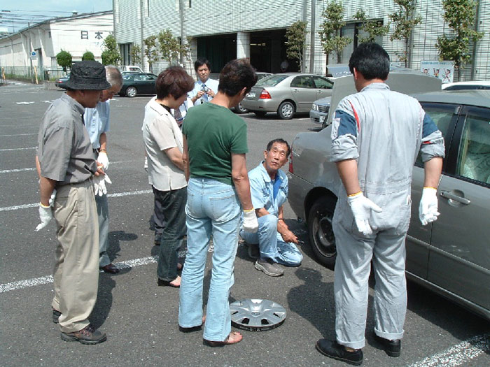 北ブロックマイカー点検の写真９