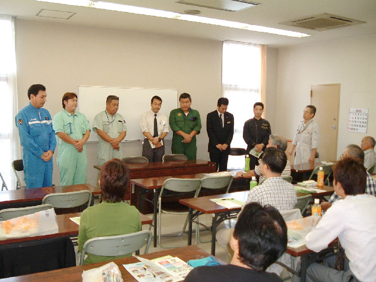  東ブロックマイカー点検の写真２