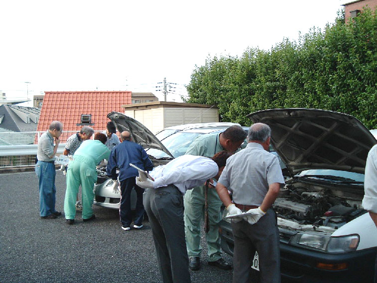  東ブロックマイカー点検の写真４