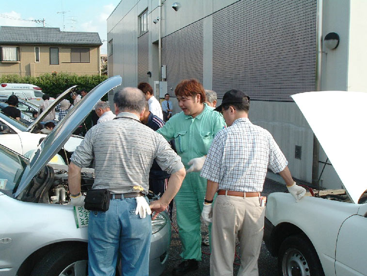  東ブロックマイカー点検の写真８