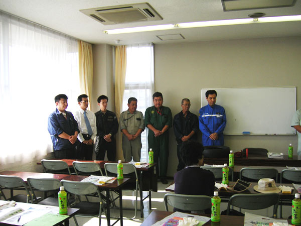 東ブロックマイカー点検の写真３